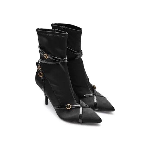 Pinko Botki na szpilce LUCY 12 | z dodatkiem skóry Pinko 36 okazja Gomez Fashion Store