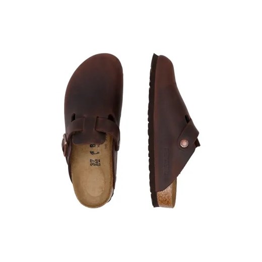 Klapki damskie BIRKENSTOCK na lato skórzane 