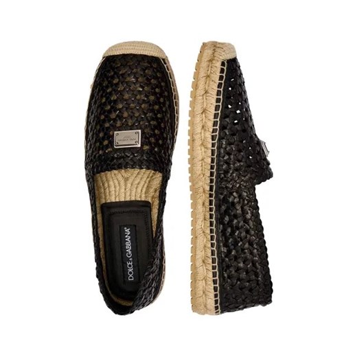 Dolce & Gabbana Skórzane espadryle Dolce & Gabbana 43 Gomez Fashion Store okazyjna cena