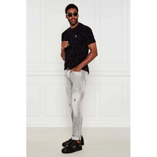 Philipp Plein Skórzane sneakersy Low-Top 44 Gomez Fashion Store