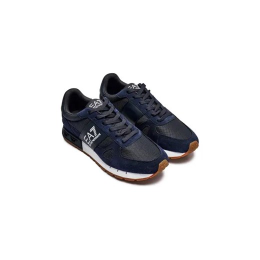 EA7 Skórzane sneakersy 45 promocyjna cena Gomez Fashion Store