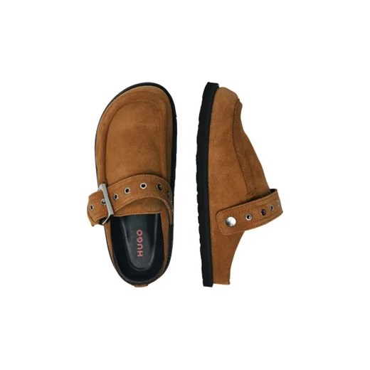 HUGO Skórzane klapki Artentia_Sabot_BKSD 38 Gomez Fashion Store promocyjna cena