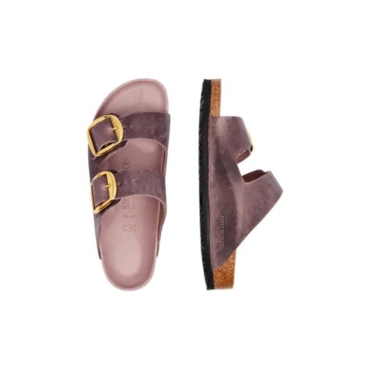 Klapki damskie BIRKENSTOCK tkaninowe bez zapięcia letnie 