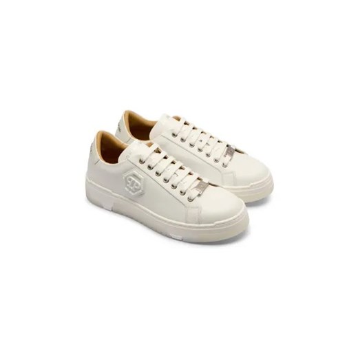Philipp Plein Skórzane sneakersy Hexagon 41 wyprzedaż Gomez Fashion Store