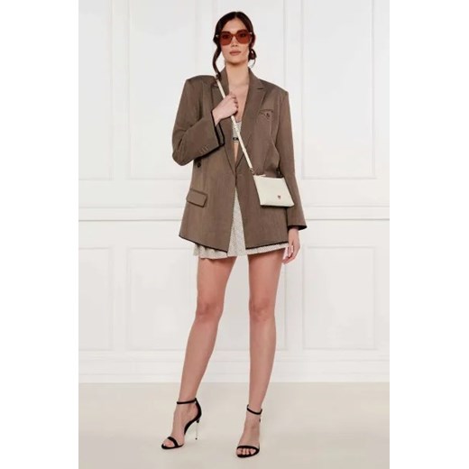 Pinko Skórzana kopertówka FLAT HORIZONTAL MINI Pinko One Size promocja Gomez Fashion Store