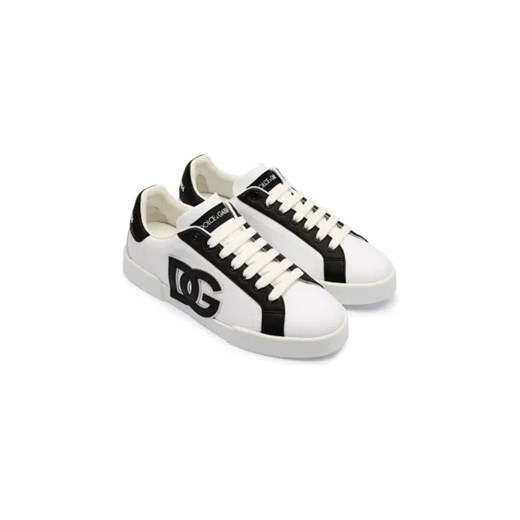 Buty sportowe męskie Dolce & Gabbana ze skóry 