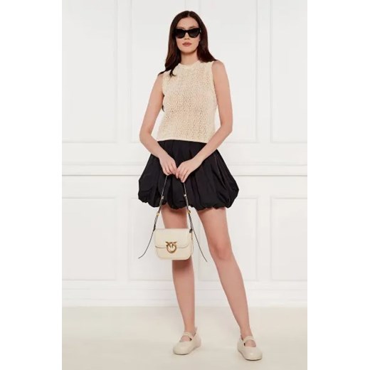 Pinko Skórzana torebka na ramię LOVE BOX Pinko OS wyprzedaż Gomez Fashion Store