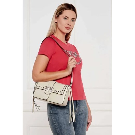 Pinko Skórzana torebka na ramię LOVE ONE CLASSIC Pinko OS Gomez Fashion Store okazyjna cena