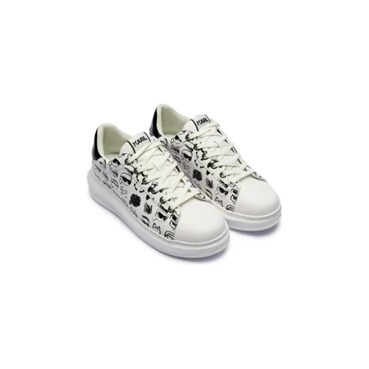 Buty sportowe damskie Karl Lagerfeld sneakersy z tworzywa sztucznego