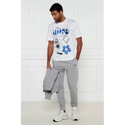Karl Lagerfeld Sneakersy KOMET | z dodatkiem skóry Karl Lagerfeld 43 okazyjna cena Gomez Fashion Store