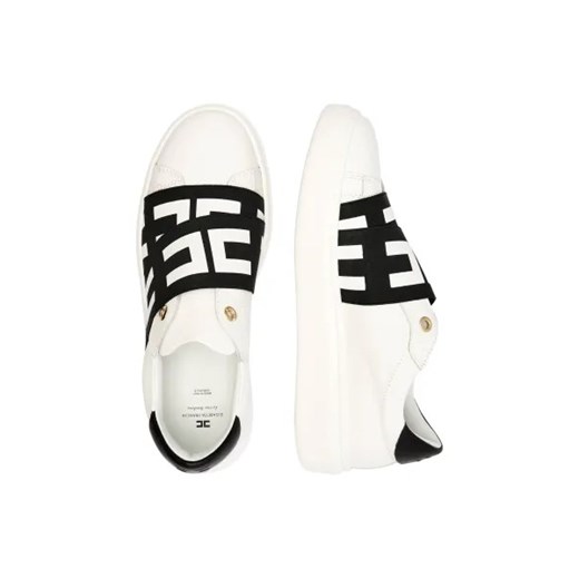 Elisabetta Franchi Skórzane sneakersy Elisabetta Franchi 35 wyprzedaż Gomez Fashion Store