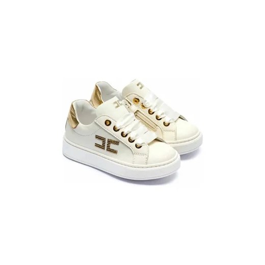 Elisabetta Franchi Skórzane sneakersy Elisabetta Franchi 29 Gomez Fashion Store okazja