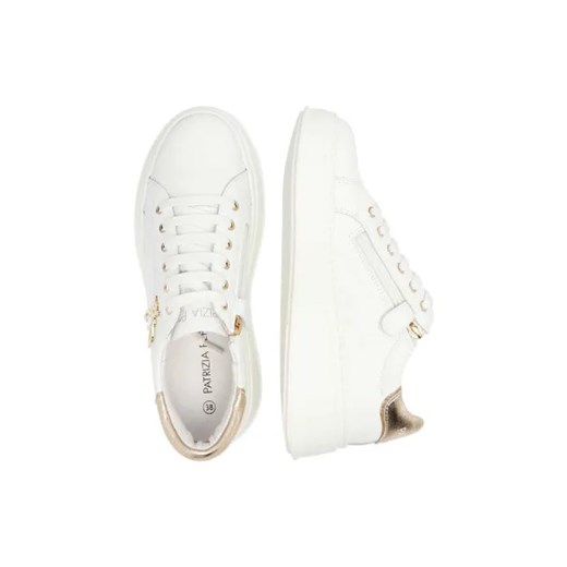 Patrizia Pepe Skórzane sneakersy Patrizia Pepe 38 Gomez Fashion Store okazyjna cena