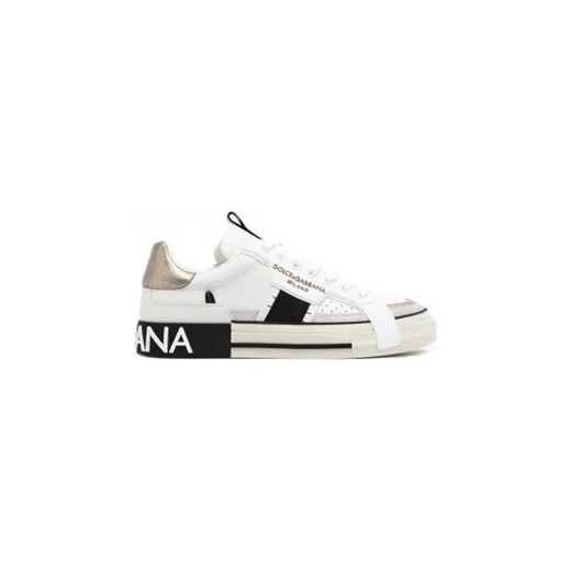 Dolce & Gabbana Skórzane sneakersy Dolce & Gabbana 41 okazyjna cena Gomez Fashion Store