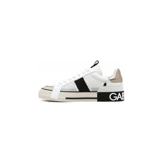 Dolce & Gabbana Skórzane sneakersy Dolce & Gabbana 40 Gomez Fashion Store promocyjna cena