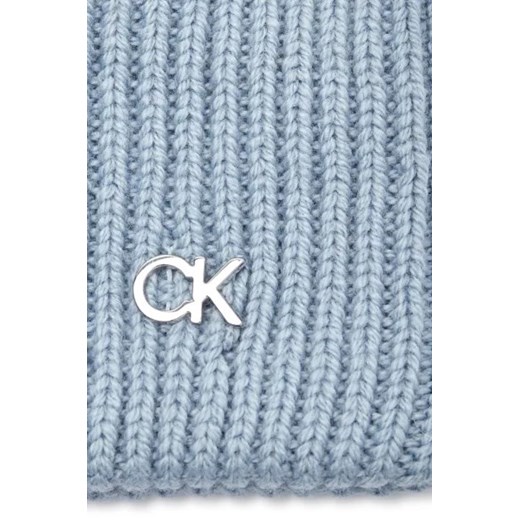 Calvin Klein Wełniana czapka | z dodatkiem kaszmiru Calvin Klein One Size okazja Gomez Fashion Store