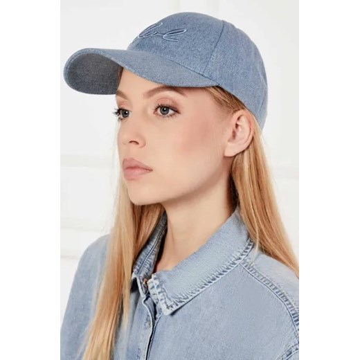 Karl Lagerfeld Jeansowa bejsbolówka K/SIGNATURE Karl Lagerfeld One Size wyprzedaż Gomez Fashion Store