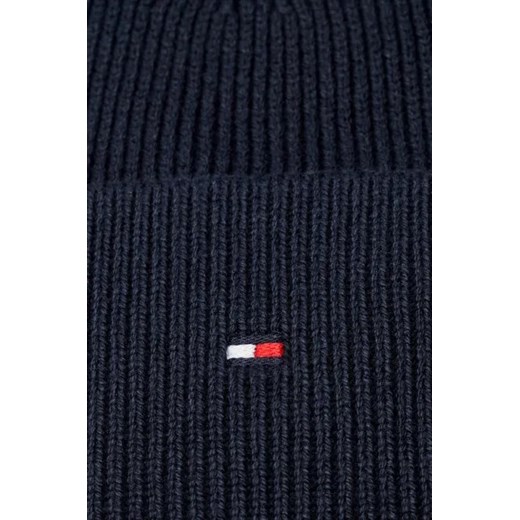 Tommy Hilfiger Czapka + rękawiczki | z dodatkiem kaszmiru Tommy Hilfiger One Size okazja Gomez Fashion Store