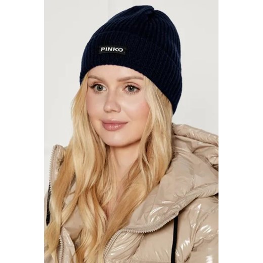 Pinko Wełniana czapka | z dodatkiem kaszmiru Pinko One Size okazja Gomez Fashion Store