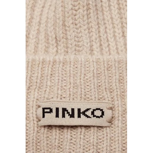 Pinko Wełniana czapka | z dodatkiem kaszmiru Pinko One Size wyprzedaż Gomez Fashion Store