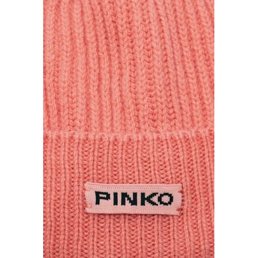 Pinko Wełniana czapka | z dodatkiem kaszmiru Pinko One Size okazyjna cena Gomez Fashion Store