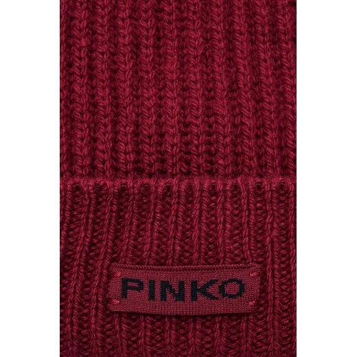 Pinko Wełniana czapka | z dodatkiem kaszmiru Pinko One Size wyprzedaż Gomez Fashion Store