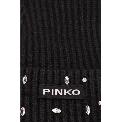 Pinko Czapka SERENGETI | z dodatkiem wełny i kaszmiru Pinko One Size wyprzedaż Gomez Fashion Store