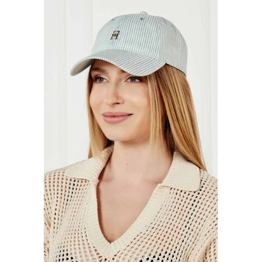 Tommy Hilfiger Lniana bejsbolówka Tommy Hilfiger One Size wyprzedaż Gomez Fashion Store