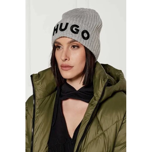 HUGO Wełniana czapka Unisex X One Size okazyjna cena Gomez Fashion Store