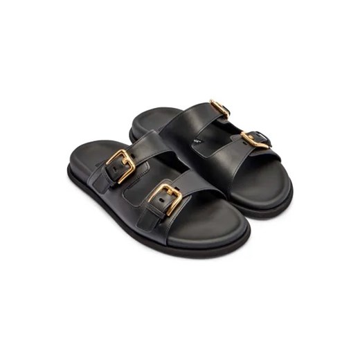 Dolce & Gabbana Skórzane klapki Dolce & Gabbana 40 okazyjna cena Gomez Fashion Store