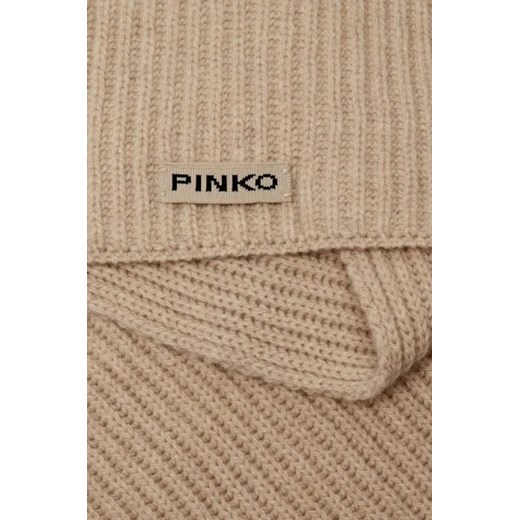 Pinko Wełniany szal LYKOI | z dodatkiem kaszmiru Pinko One Size promocyjna cena Gomez Fashion Store