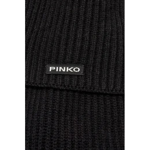 Pinko Wełniany szal LYKOI | z dodatkiem kaszmiru Pinko One Size okazyjna cena Gomez Fashion Store