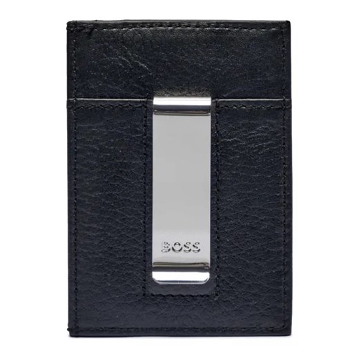BOSS BLACK Skórzane etui na karty New Crosstown_M_Clip OS wyprzedaż Gomez Fashion Store