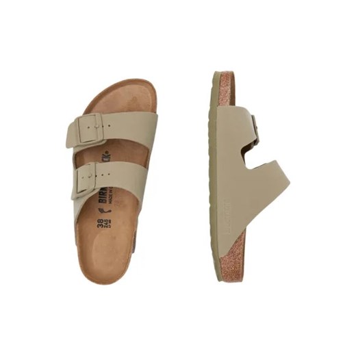 Klapki damskie BIRKENSTOCK bez zapięcia skórzane 