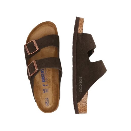 Birkenstock Skórzane klapki Arizona SFB LEVE 38 okazja Gomez Fashion Store