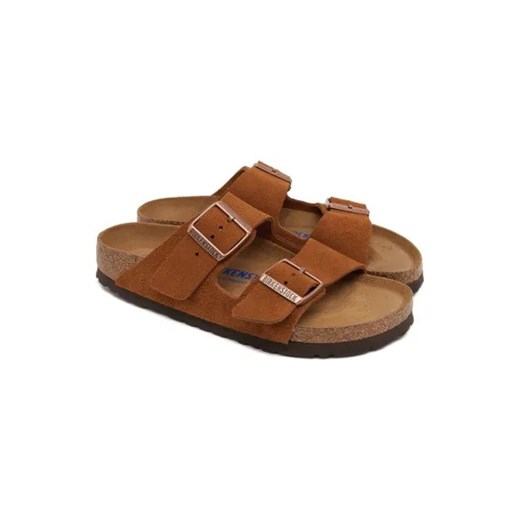 Birkenstock Skórzane klapki Arizona SFB VL Mink 41 Gomez Fashion Store