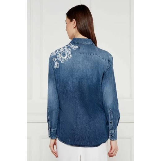 DONDUP - made in Italy Jeansowa koszula | Oversize fit Dondup - Made In Italy 34 okazja Gomez Fashion Store