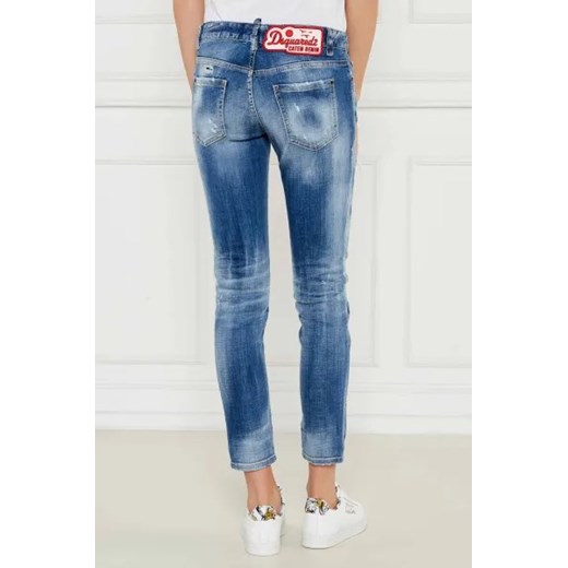 Dsquared2 Jeansy Jennifer Jean | Slim Fit | low rise Dsquared2 40 promocyjna cena Gomez Fashion Store