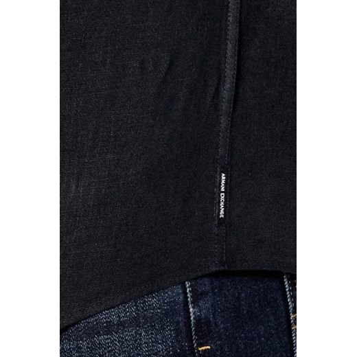 Armani Exchange Lniana koszula | Regular Fit Armani Exchange XL okazyjna cena Gomez Fashion Store