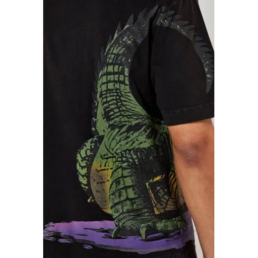 OFF-WHITE T-shirt BIG CROCO | Loose fit S wyprzedaż Gomez Fashion Store