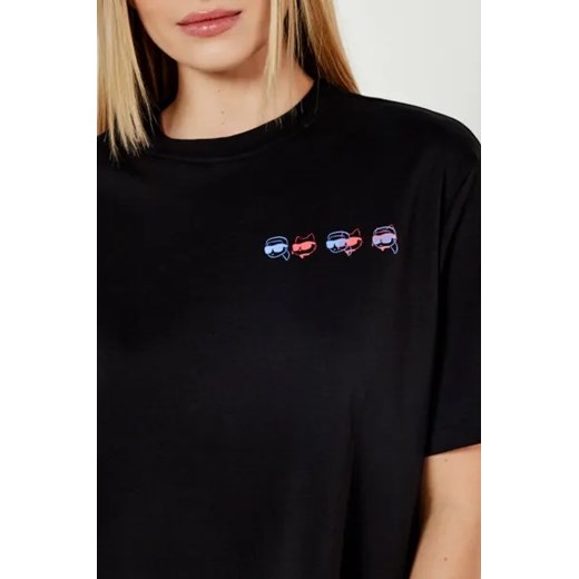 Bluzka damska Karl Lagerfeld z bawełny 