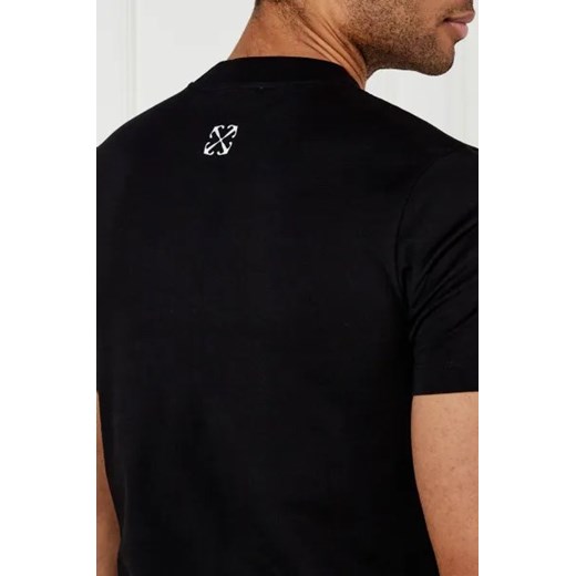 OFF-WHITE T-shirt PARADIS | Slim Fit L wyprzedaż Gomez Fashion Store