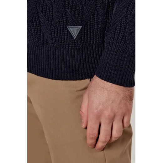 Sweter męski Guess wełniany
