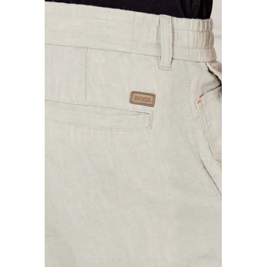 BOSS ORANGE Lniane szorty DS-2-S | Tapered fit 34 Gomez Fashion Store