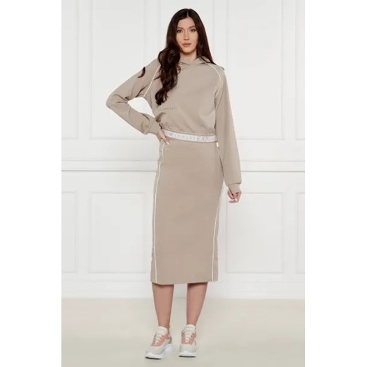 Spódnica Emporio Armani z elastanu 