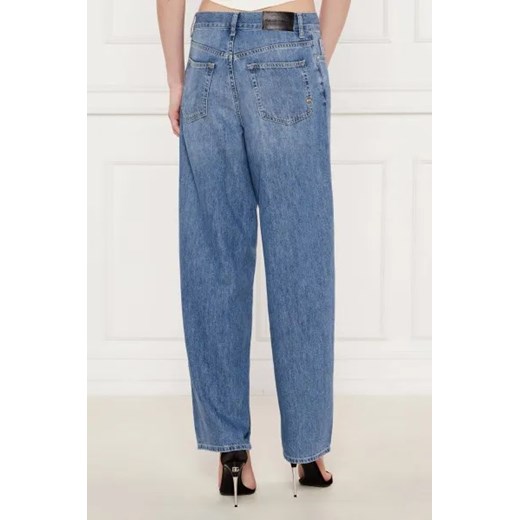 Pinko Jeansy LAURYN | Loose fit | z dodatkiem lnu Pinko 27 Gomez Fashion Store