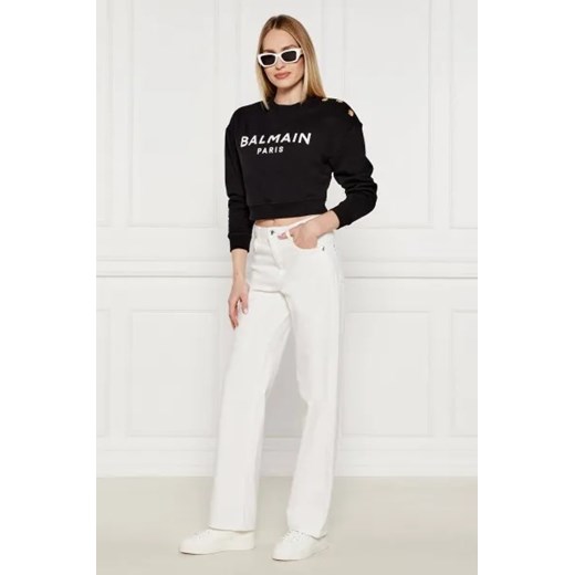 Balmain Bluza | Cropped Fit M Gomez Fashion Store