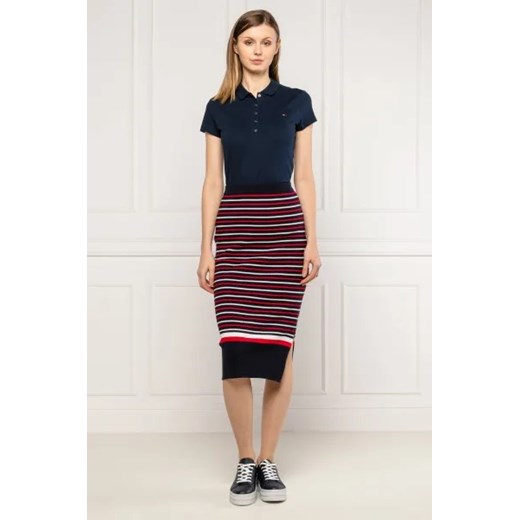 Tommy Hilfiger Polo New Chiara | Slim Fit Tommy Hilfiger XXS promocja Gomez Fashion Store