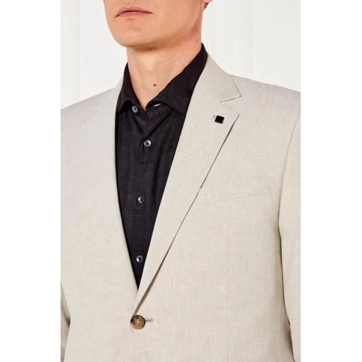 Karl Lagerfeld Marynarka CLEVER | Regular Fit | z dodatkiem lnu Karl Lagerfeld 50 okazja Gomez Fashion Store