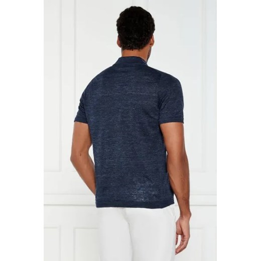 Sand Copenhagen Lniane polo Rico | Regular Fit Sand Copenhagen XL Gomez Fashion Store wyprzedaż